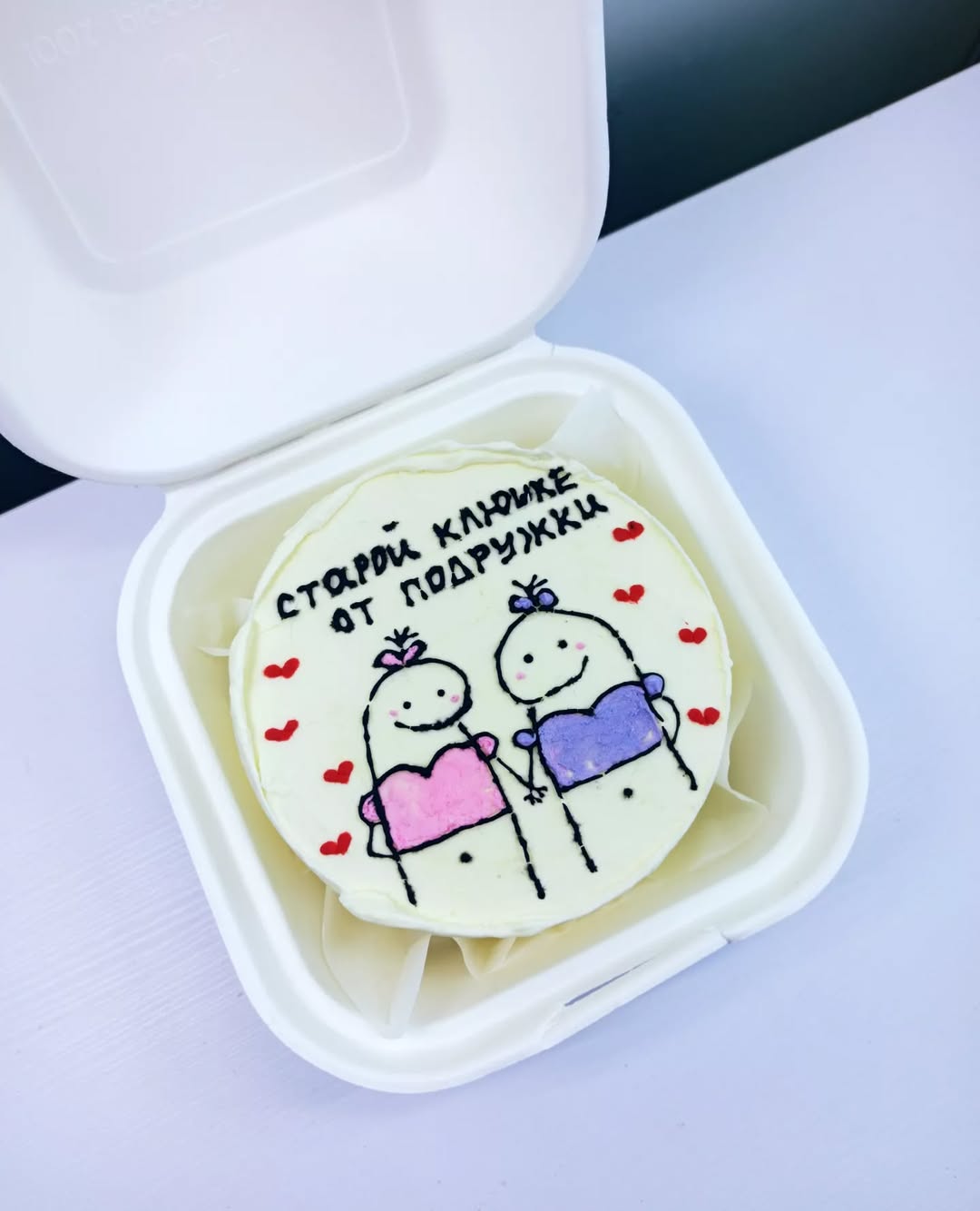 Бенто торт, бенто торт Кривий Ріг, купити бенто торт, порційний торт на замовлення, індивідуальний десерт, невеликий торт, торт для однієї людини, солодкий подарунок Кривий Ріг.